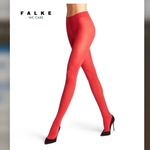 NEW FALKE Pure Matt 50 Tight Red Color size Small